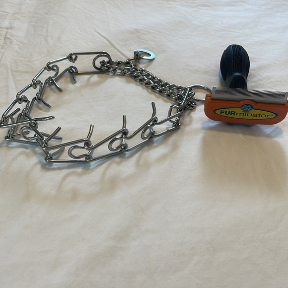 Training dog prone collar and
Terminator dog shedding tool - Picture 2 of 2